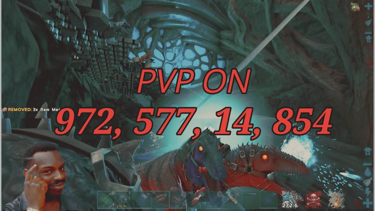 PVP ON 972 EXT, D577, D14, CENTER 854 | ARK OFFICIAL PVP PS5