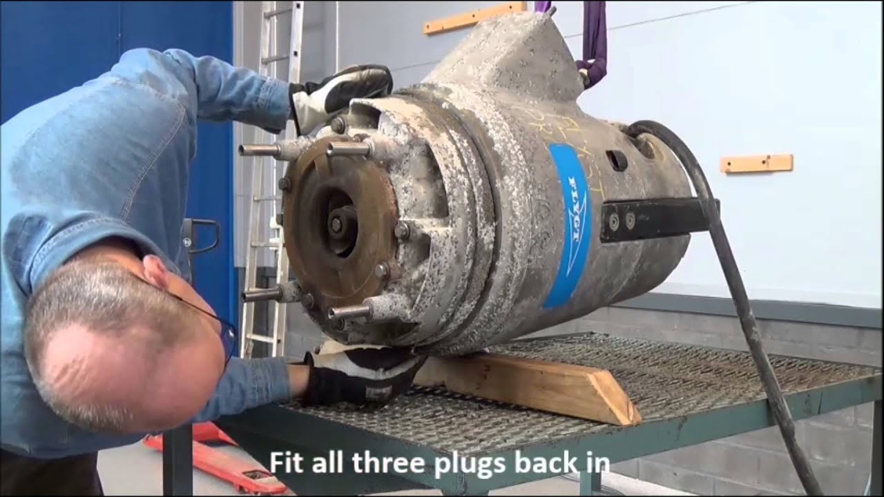 How to Disassemble Flygt 2800 Series Pumps