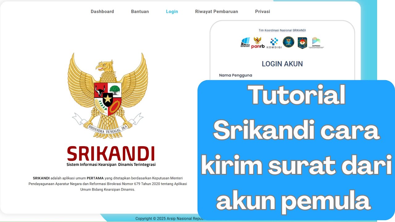 Tutorial cara kirim surat melalui aplikasi srikandi bagi pemula 2025