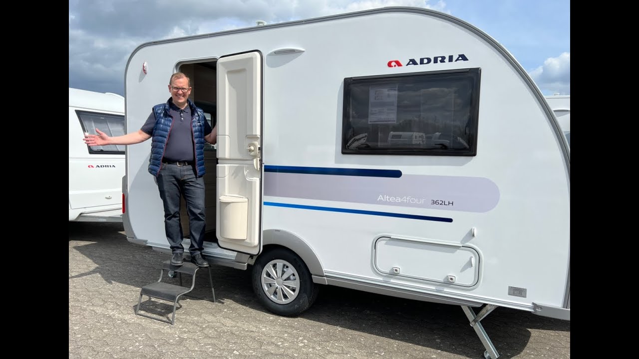 Adria Altea 362 LH 4four 2022 - smart rejsevogn med panorama vindue og lav vægt.
