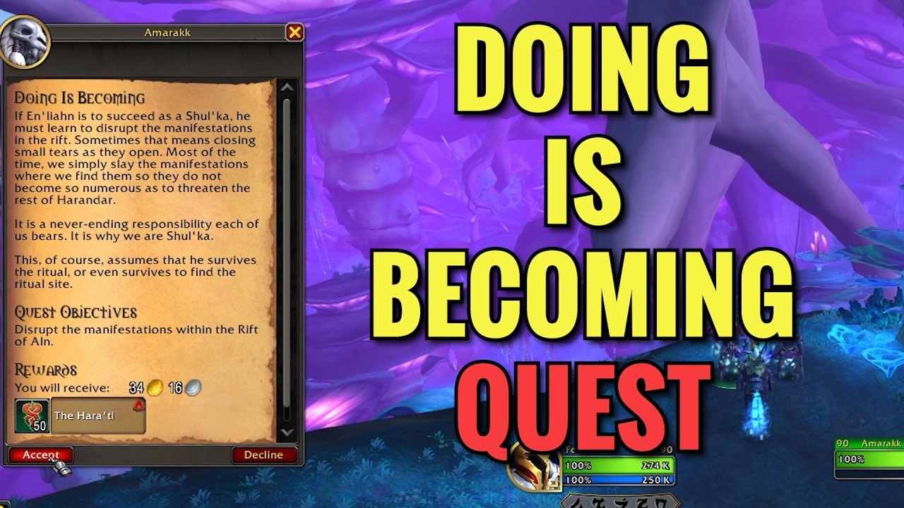 Doing Is Becoming Quest (WoW Midnight)