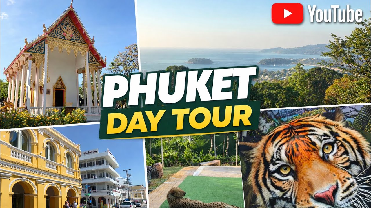 Phuket Day Tour | Old Town to Kata Beach 🌴