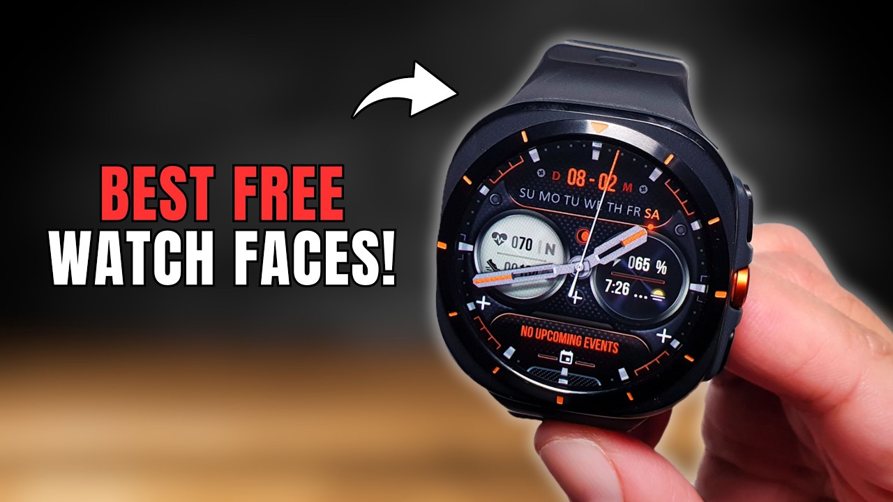 Best Free Watch Faces for Galaxy Watch Ultra 2025!