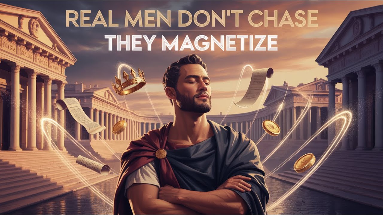 How REAL MEN Manifest Without Chasing (Stoic Method)