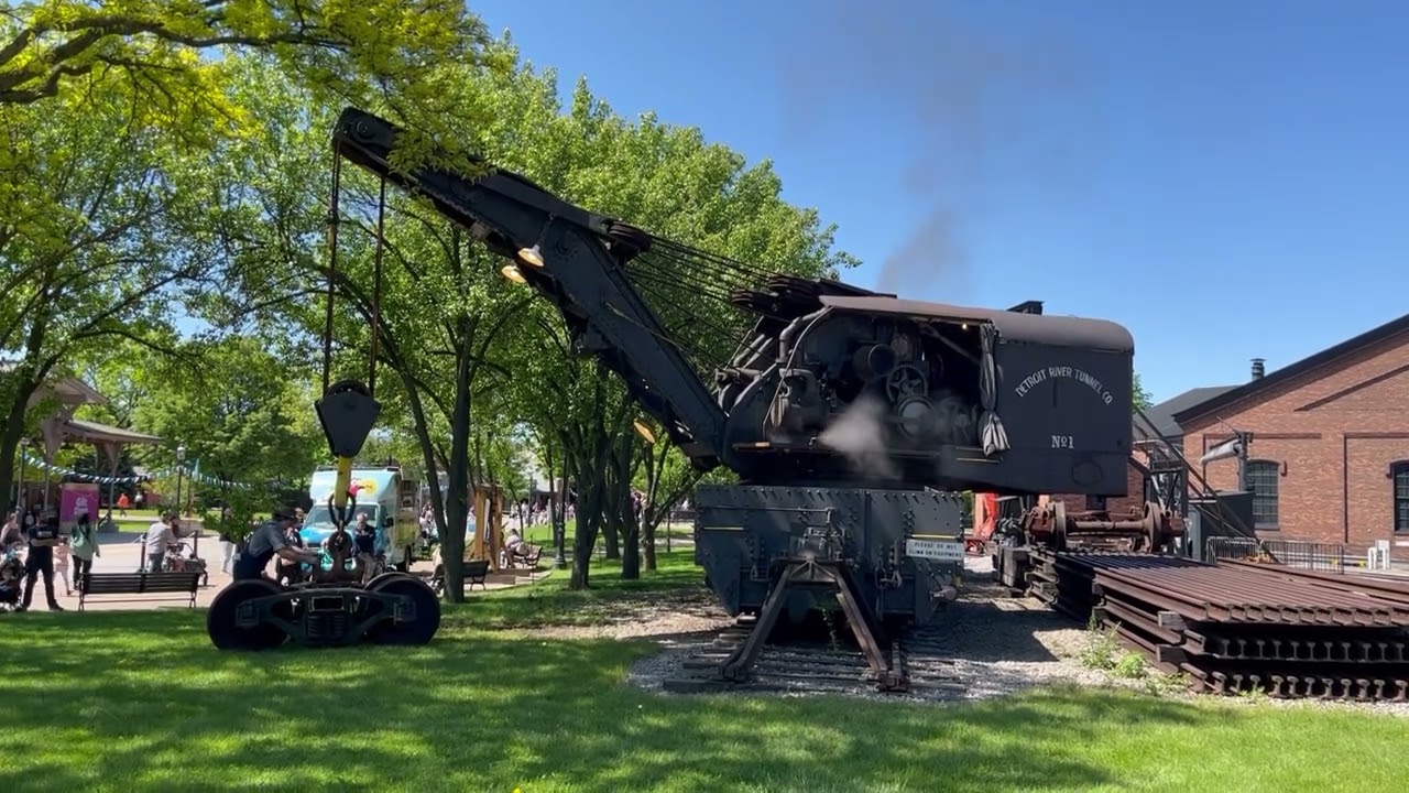 Greenfield Village Steam Crane Operations