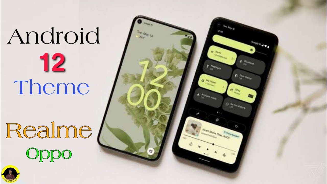 Android 12 theme for Realme and Oppo devices | how to install Android 12 on any device without root