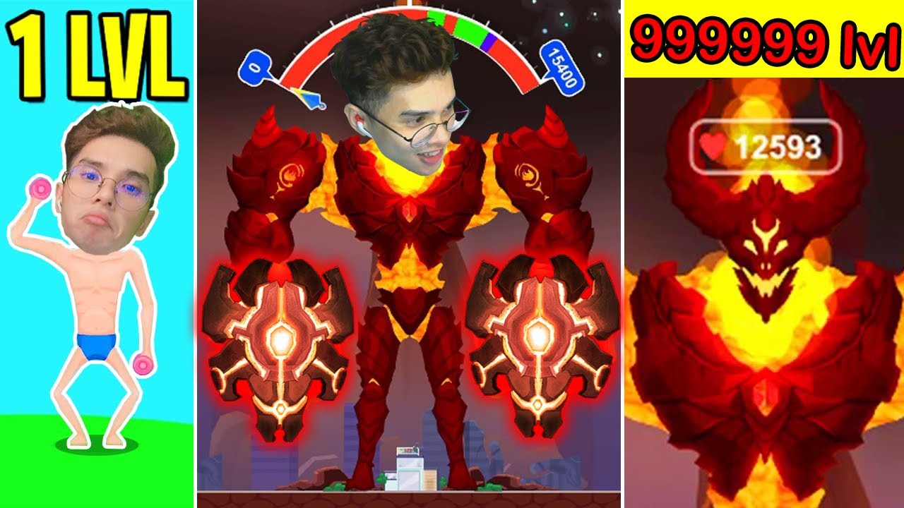 Tough Man MAX LEVEL ( New Update ) | LYFP chơi game vui nhộn