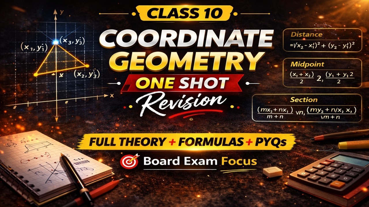 CBSE Class 10 || Maths || Coordinate Geometry || Animation || in English