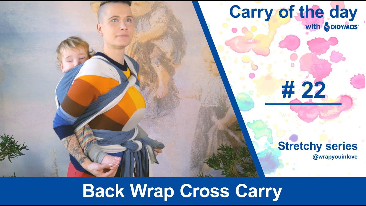 Back Wrap Cross Carry - stretchy series
