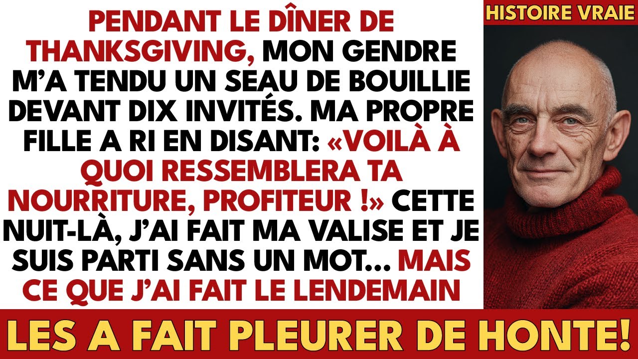 «Mange La Bouillie !» A Dit Ma Belle-Sœur En Me Donnant Un Seau Au Dîner De Fête. Mais Le Lendemain