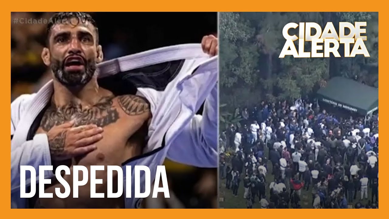 Lutador de jiu-jítsu é enterrado sob forte comoção em São Paulo