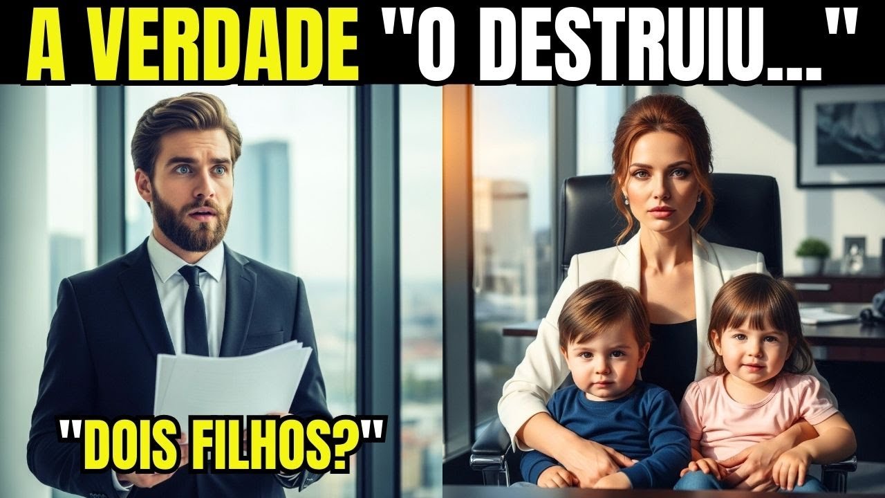 O MILIONÁRIO ESPERAVA FURIOSO PARA O DIVÓRCIO — ATÉ SUA EX CHEGAR COM A SURPRESA DOS GÊMEOS