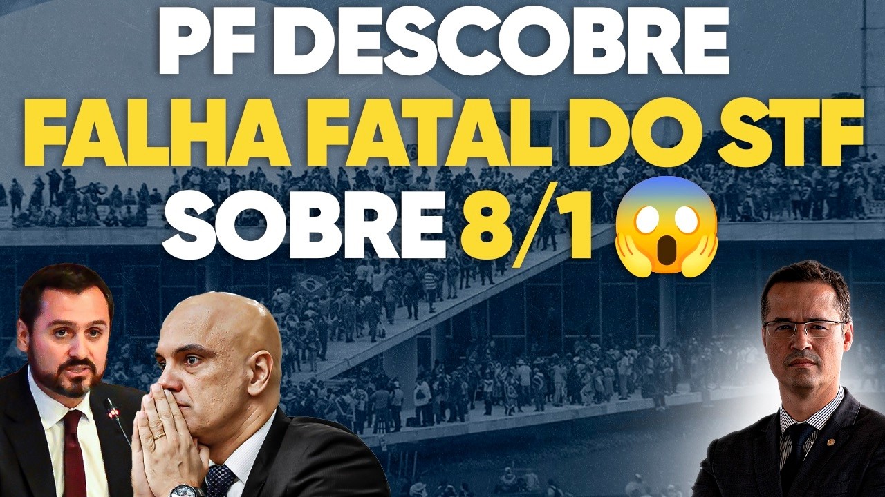 Desmoralizado! Relat&oacute;rio da PF revela falha fatal da tese do golpe no 8/1 😱