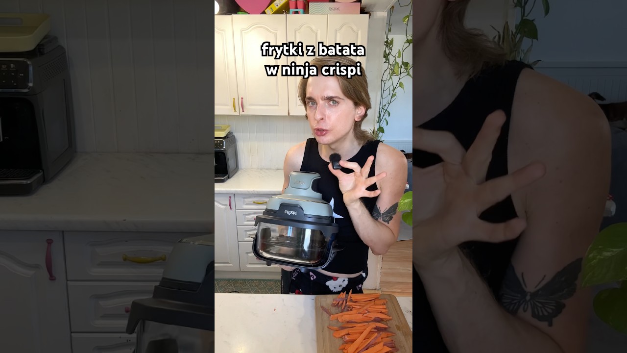 frytki z batata w ninja crispi