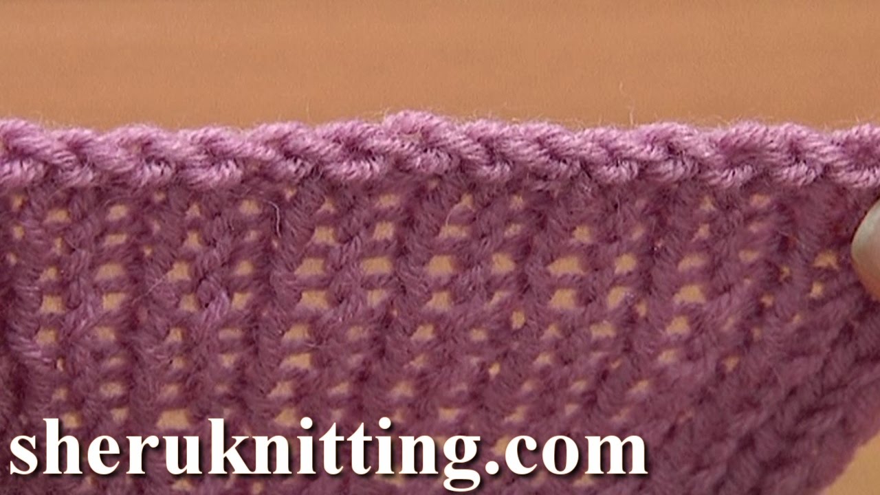 Sewn Bind Off Cast Off in Knitting Tutorial 7 Method 10 of 12 Finishing Off Knitted Piece
