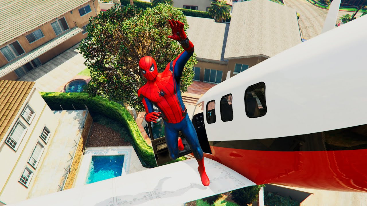 GTA 5 Epic Plane Crashes & Spiderman Ragdolls Ep.6 (Euphoria Physics | Funny Moments)