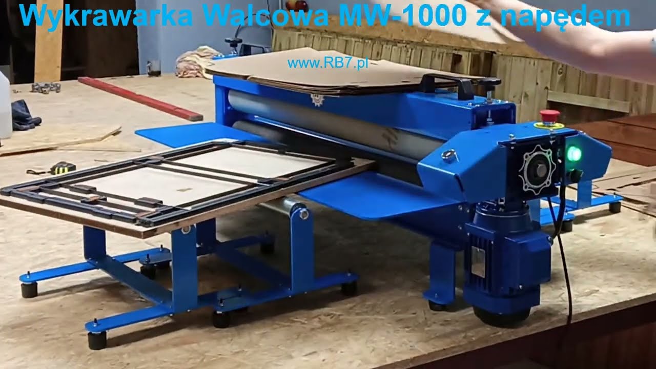 Wykrawarka Walcowa MW-1000 z napędem 230V