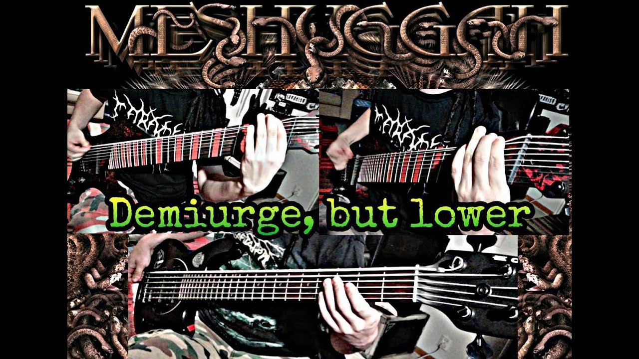 Meshuggah - Demiurge - 9 String Guitar & Quake Bass Instrumental Cover