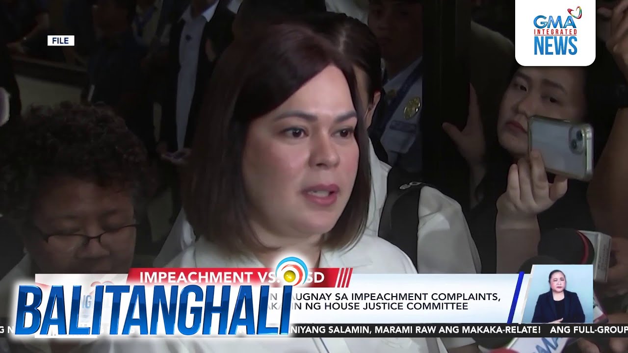 House Justice Committee prepares ground rules for VPSD impeachment hearing proper | Balitanghali