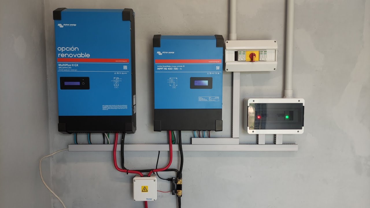 ESS Solar + Storage - Victron Multiplus II 5kva / MPPT RS 450/100 + Litio 52v 200 Amper