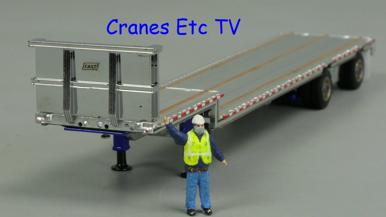 Weiss East Drop Deck Trailer by Cranes Etc TV