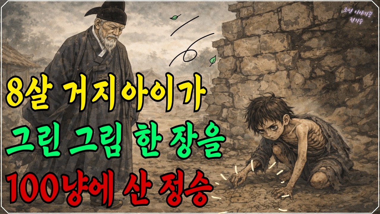 8살 거지 아이가 그린 그림 한 장을 100냥에 산 정승의 최후ㅣ야담ㅣ민담ㅣ 설화ㅣ옛이야기ㅣ오디오북ㅣ노년의 지혜