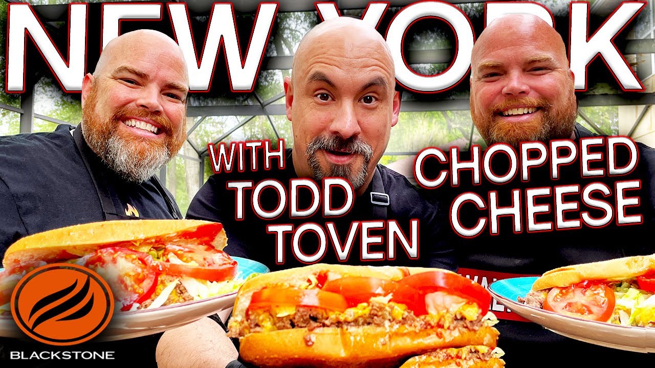 NEW YORK CHOPPED CHEESE with TODD TOVEN ON THE BLACKSTONE GRIDDLE! EASY A RECIPE
