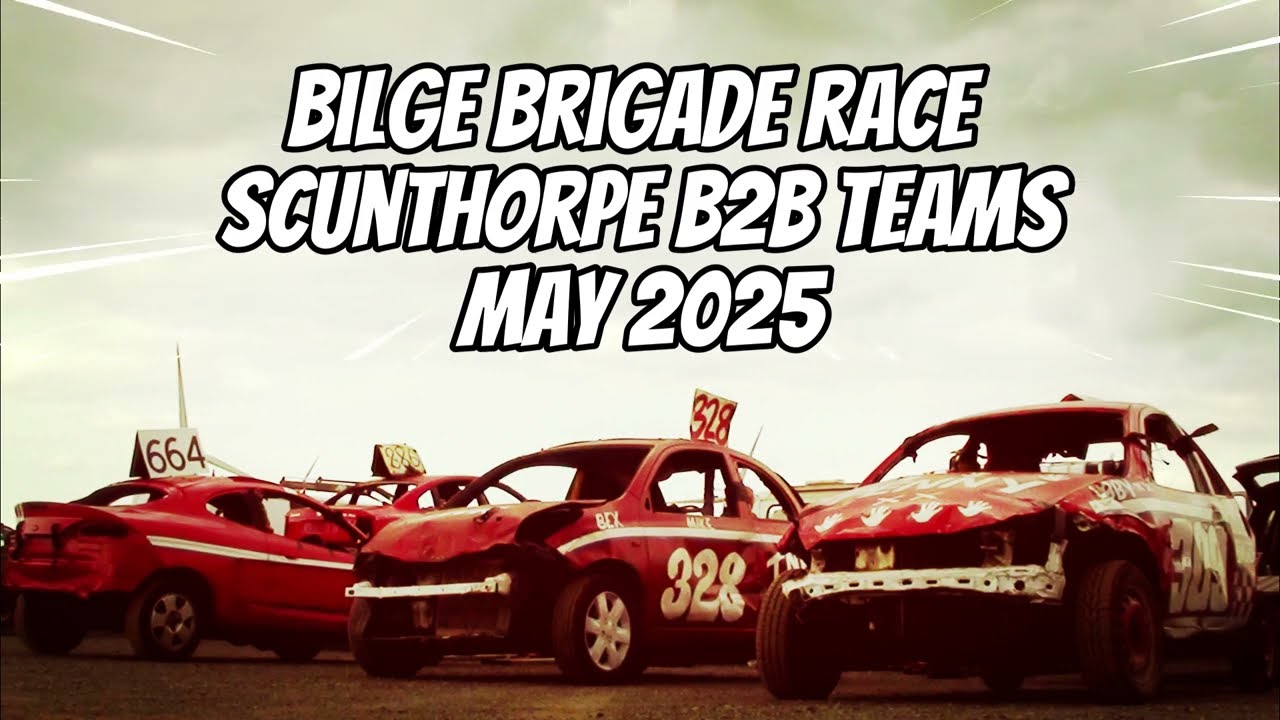 Bilge Brigade race Scunthorpe Back-to-Basics banger teams of 4
