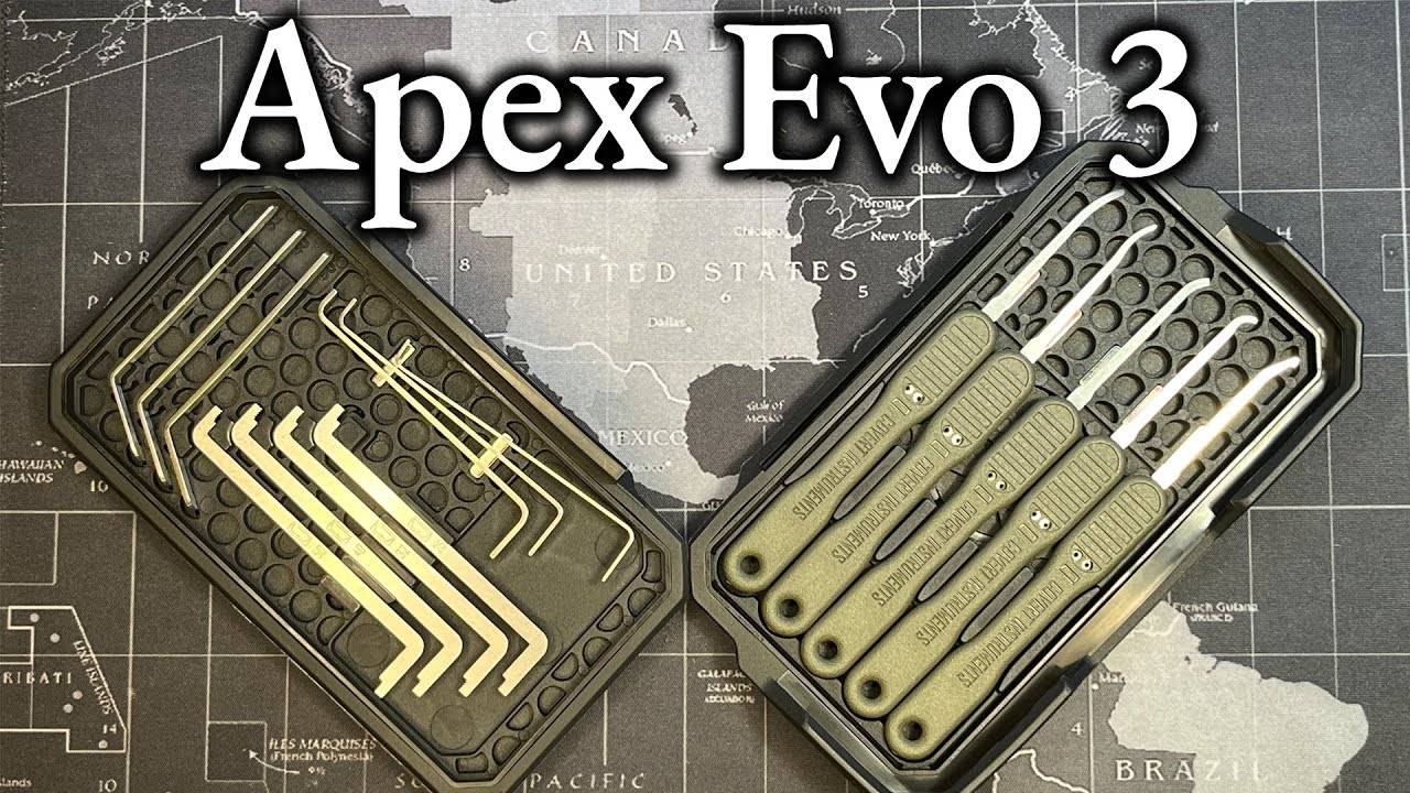 Apex Evo 3 Lockpick Set by Covert Instruments