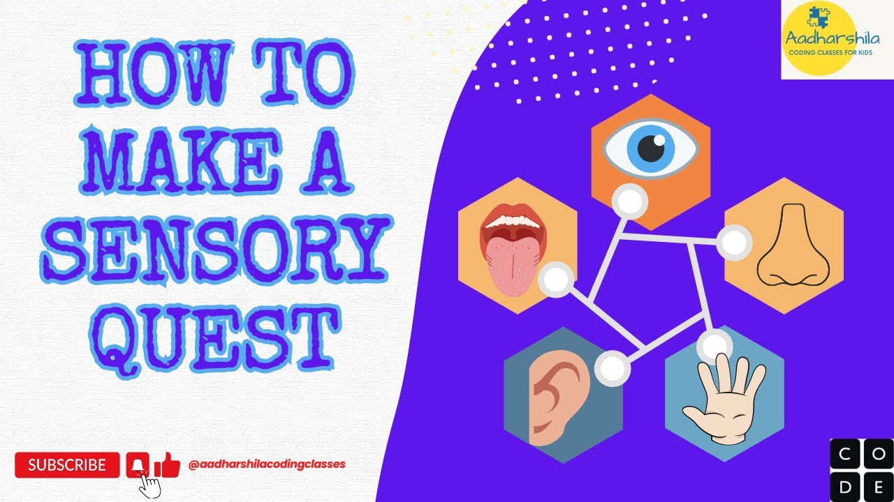 How to make a Sensory quest game on Code.org (Sprite Lab)