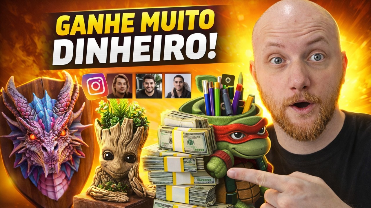 Se DESTAQUE na IMPRESSÃO 3D e GANHE MUITO DINHEIRO