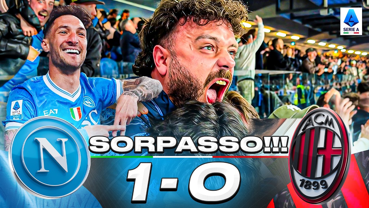 👀🇮🇹 SORPASSO!!! NAPOLI 1-0 MILAN | LIVE REACTION NAPOLETANI AL MARADONA HD