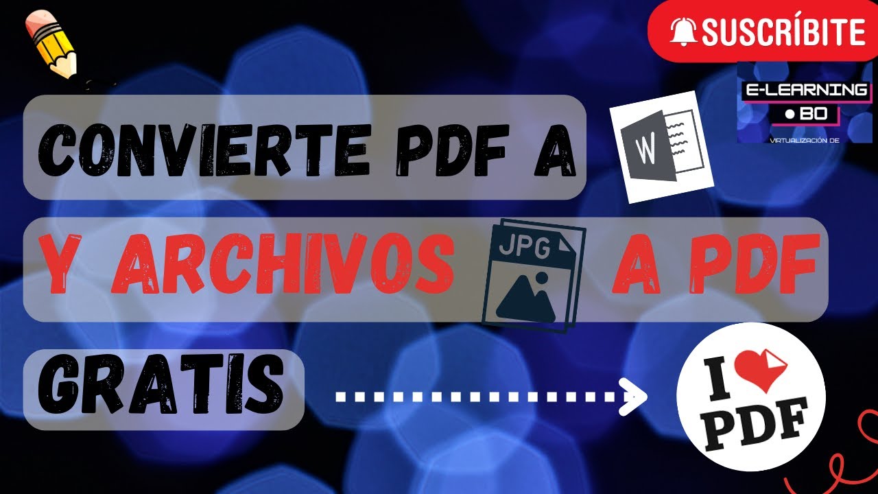 Convierte tus PDF a Word o archivos JPG a PDF