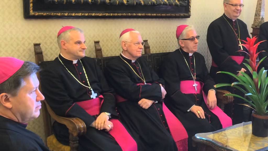 Spotkanie legnickich biskupów z papieżem Franciszkiem