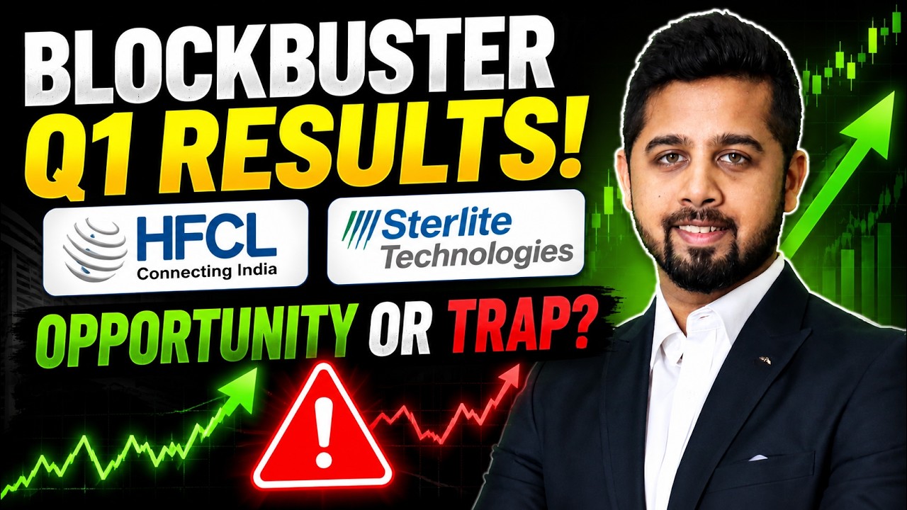 HFCL & Sterlite tech Blockbuster Q1 result.. Has the Market Already Priced It In?