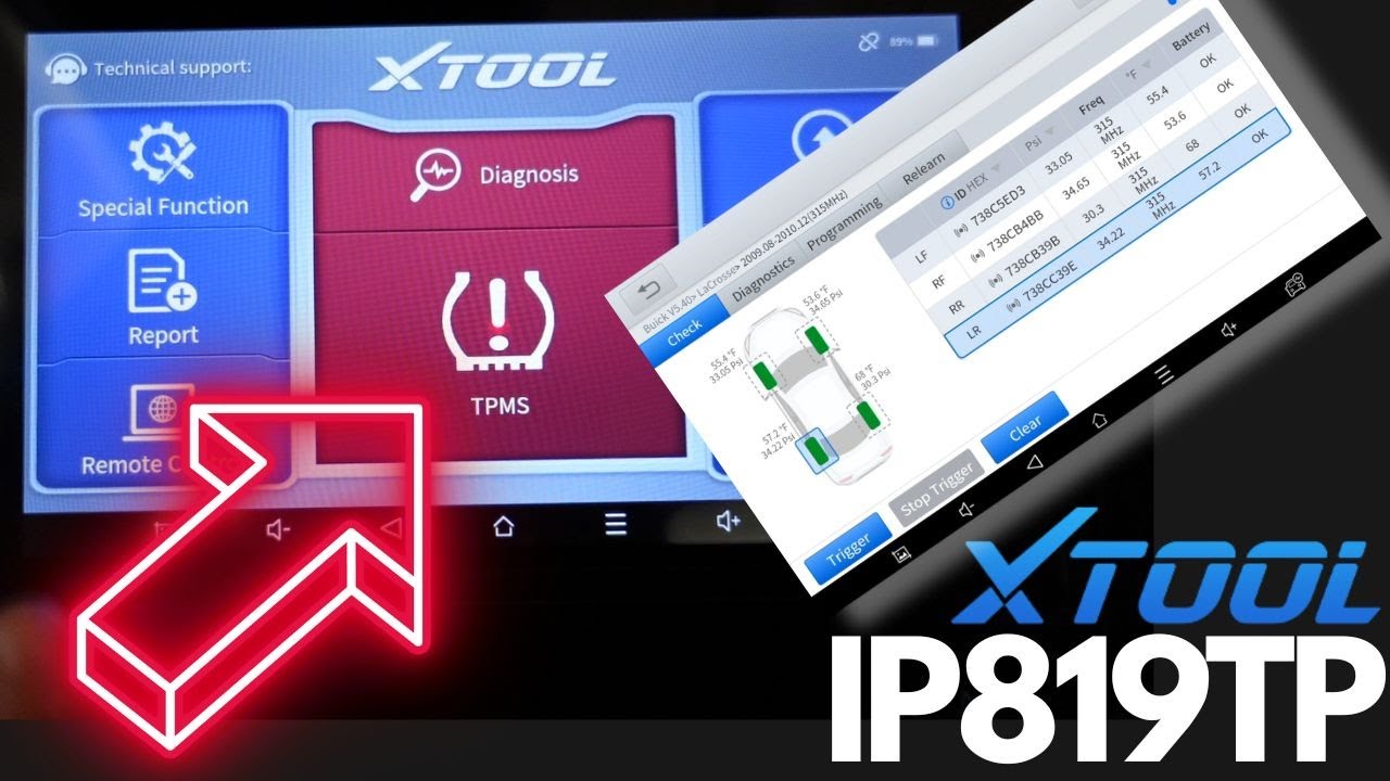 The XTOOL IP819TP - TPMS for the DIY'er and Pro alike. You're gonna like this one!