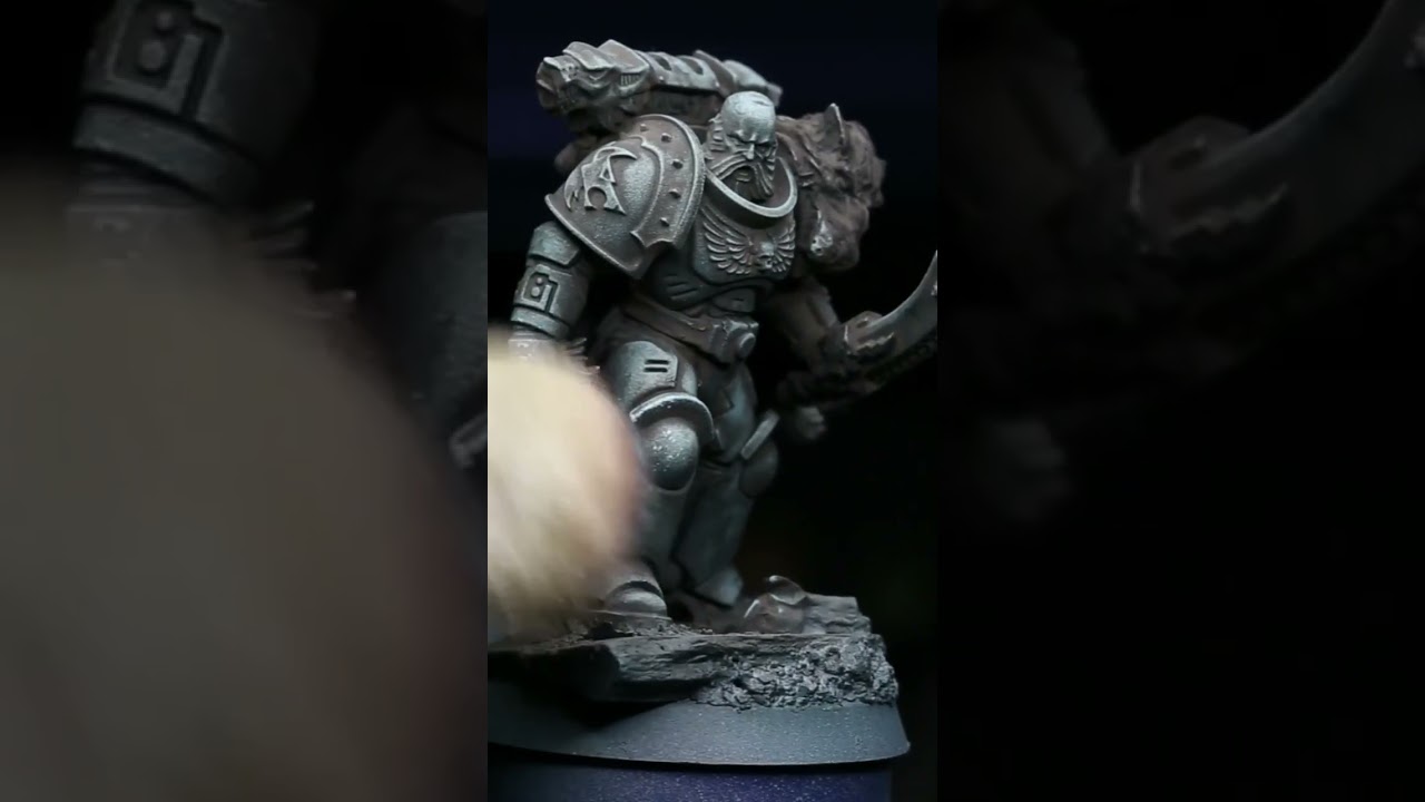 Space Wolves Painted In A Grimdark Style