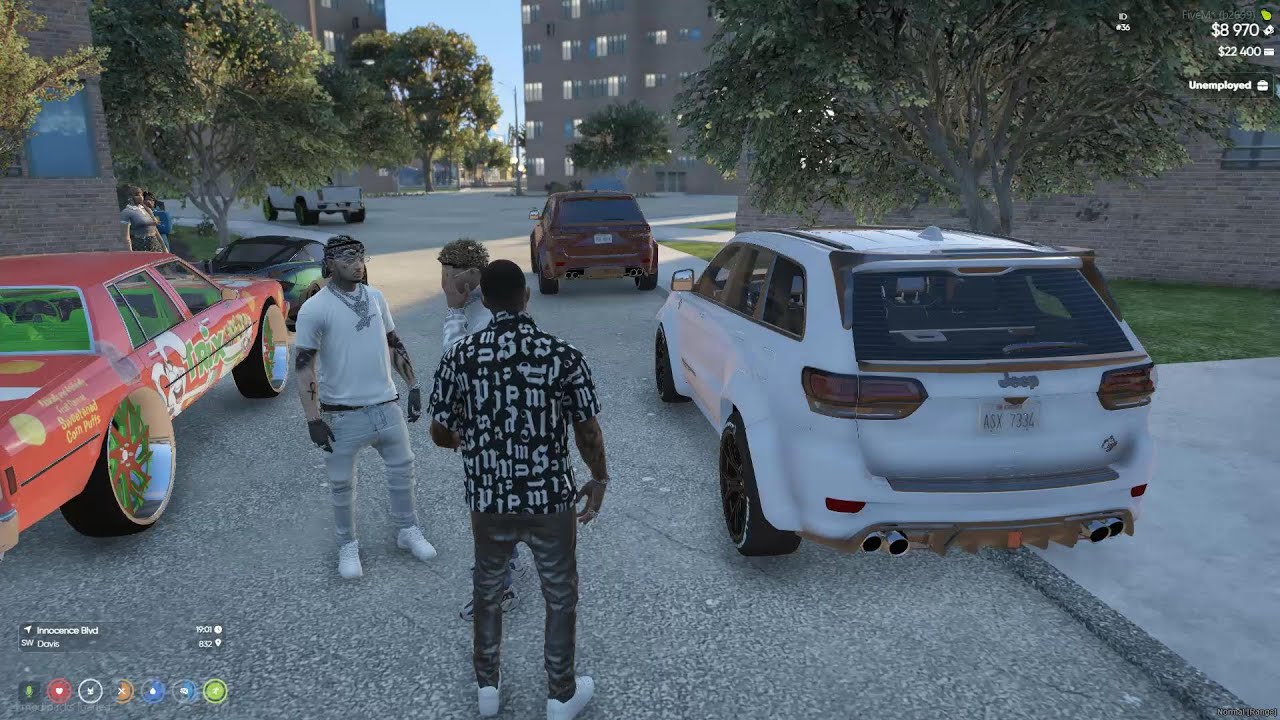 GTA 5 Heart Of Trenches RP (PC) First Day In The City Blessed With 2 Bricks and a TrackHawk!!!!!!!!!