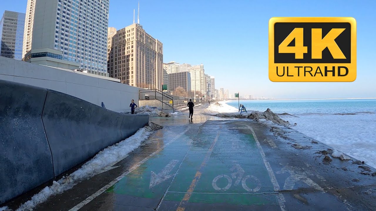 CHICAGO DOWNTOWN: Streeterville to Lakeshore East | 4K Scenic Ride