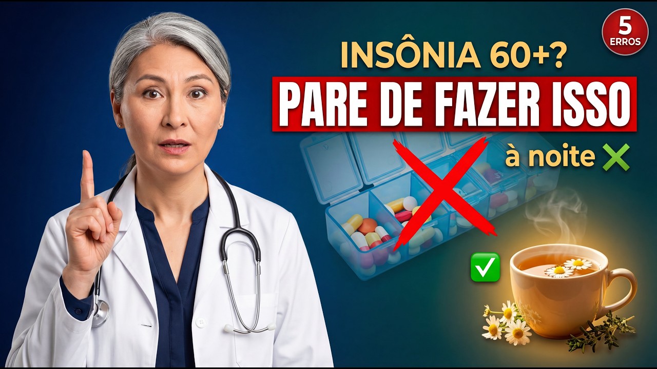 INSÔNIA 60+? NÃO faça ISSO à noite ATÉ ver por que você acorda cansado todo dia