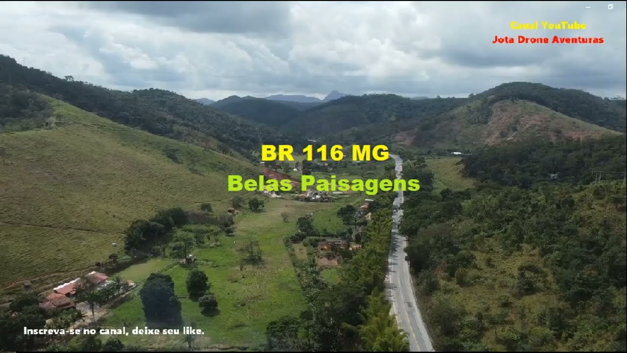 BELAS IMAGENS DRONE - BR 116 - MG - PARTE 2