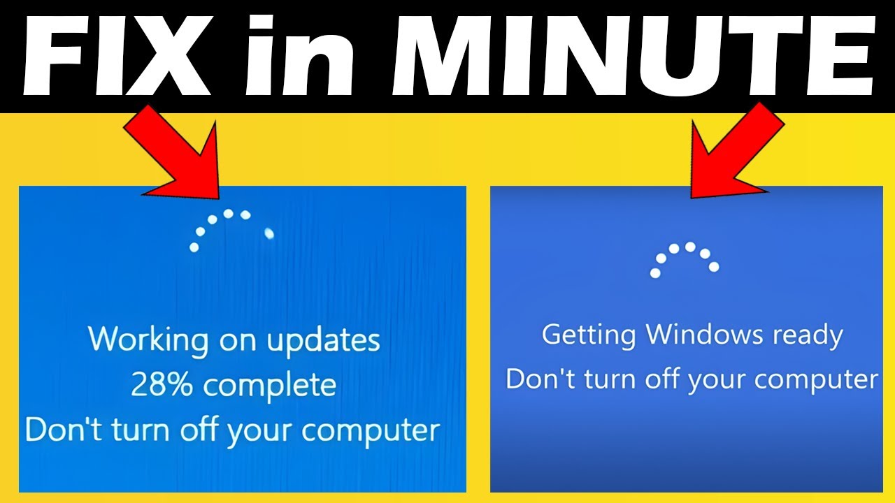 How to Fix Working on Updates, Don&rsquo;t Turn Off Your Computer | Easy Solutions (2025)