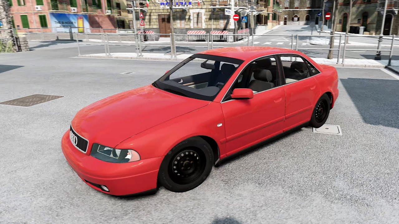 BeamNG.drive - Audi A4 (B5) 1999 - Car Show Test Drive Crash .