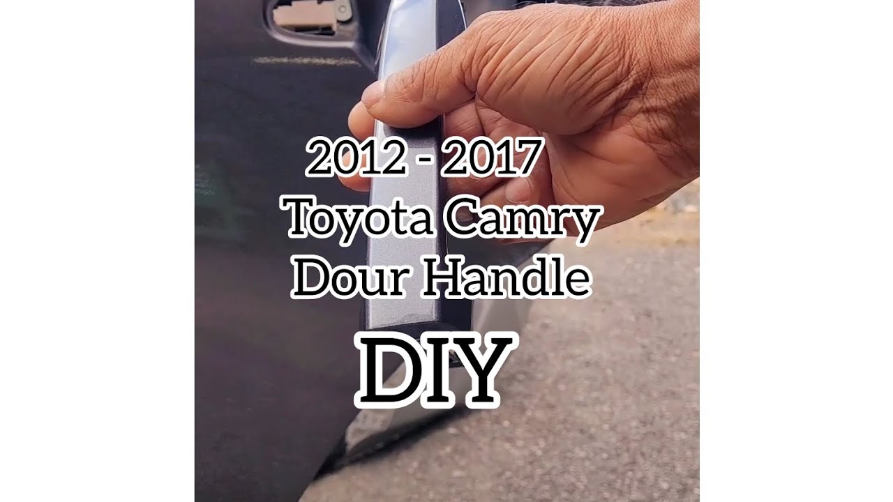 Замена ручки задней двери Toyota Camry 2012-17
