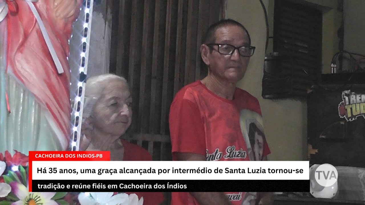 Há 35 anos, uma graça alcançada por intermédio de Santa Luzia tornou-se tradição em Cachoeira...