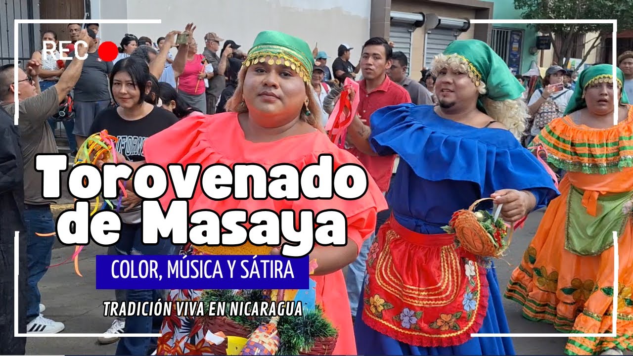 Así se vivió el Torovenado de Masaya 2025. 🎭🎉🐂💃🇳🇮🔥
