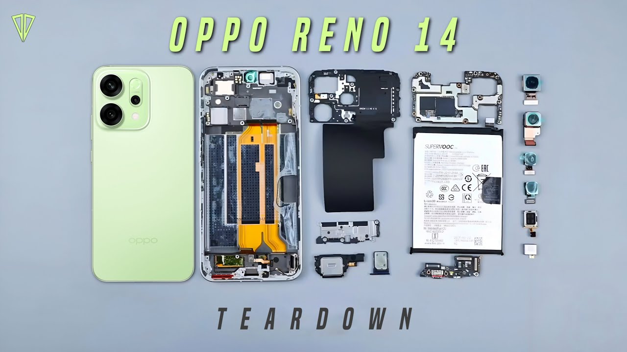 OPPO Reno 14 TEARDOWN   See what's inside this phone!