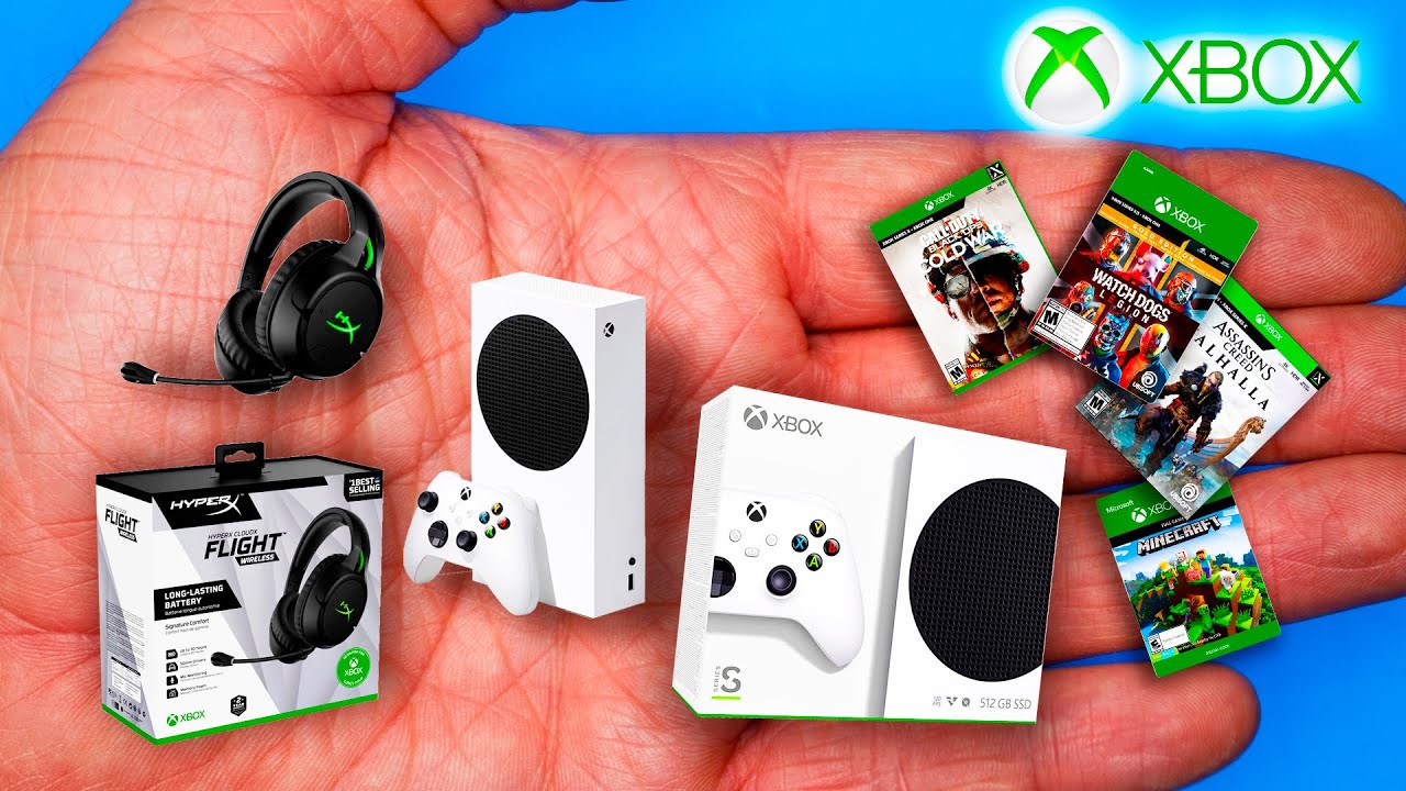 Mini Xbox Series S DIY REALISTIC MINIATURE HACKS AND CRAFTS