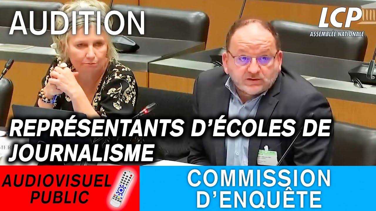 Les représentants d’écoles de journalisme sont auditionnés à l'Assemblée nationale - 11/12/2025