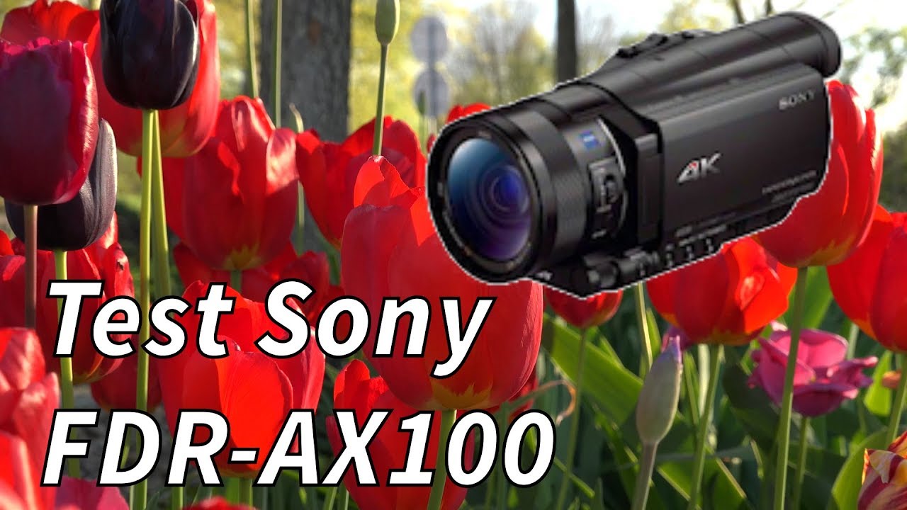 Test Sony FDR-AX100 - 4K - 2019